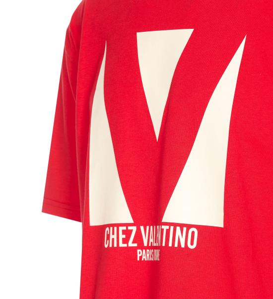 25SS 발렌티노 가라바니 반팔 티셔츠 MG16PAQ9 157 Red - VALENTINO GARAVANI