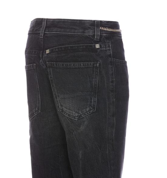 24FW 지방시 데님 팬츠 BW513J5Y3P 001 Black - GIVENCHY