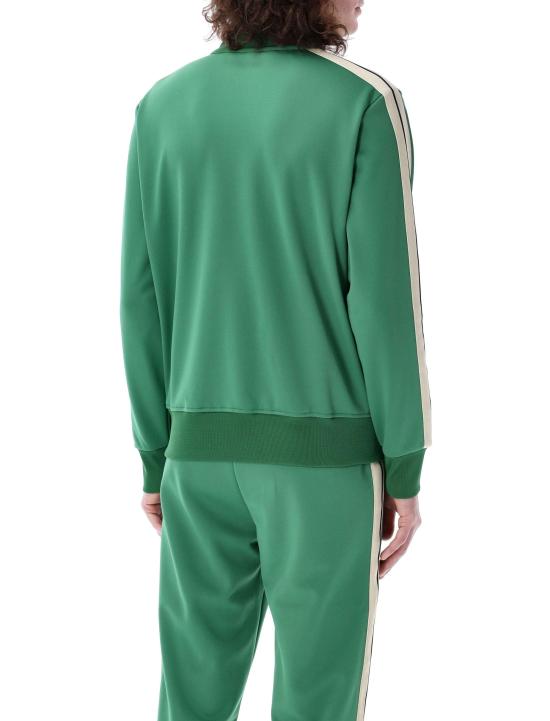 25SS 팜앤젤스 집업 니트 PMBD058S25FAB001 5703 FOREST GREEN - PALM ANGELS