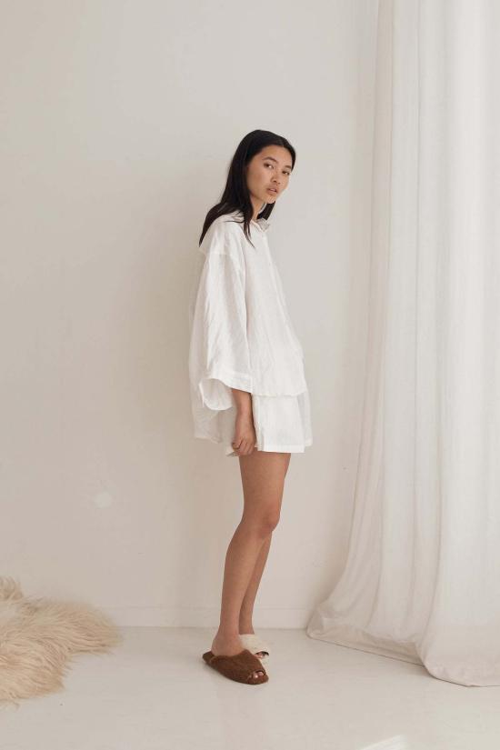  데이지 스튜디오 브라  더 03 세트 화이트 리넨 - DEIJI STUDIO