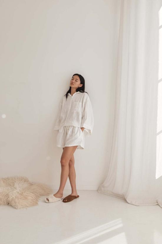  데이지 스튜디오 브라  더 03 세트 화이트 리넨 - DEIJI STUDIO