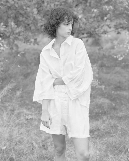  데이지 스튜디오 브라  더 03 세트 화이트 리넨 - DEIJI STUDIO