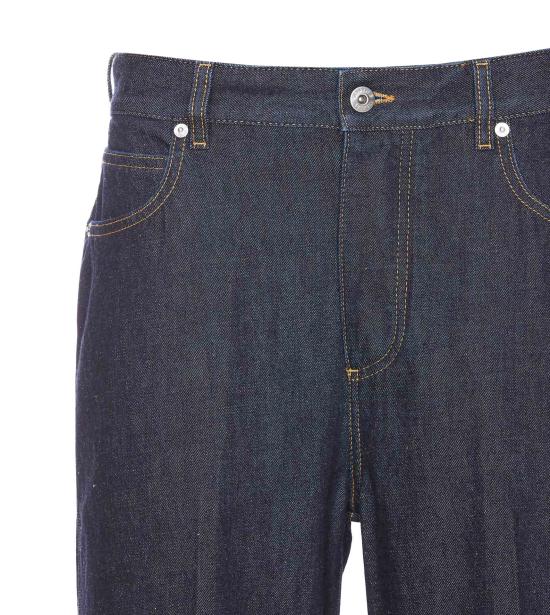 25SS 보테가베네타 스트레이트 팬츠 813509 V0W204545 Blue - BOTTEGA VENETA