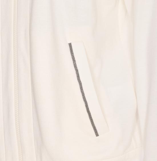 25SS 브루넬로 쿠치넬리 후드 티셔츠 MD828SB806 C8329 White - BRUNELLO CUCINELLI