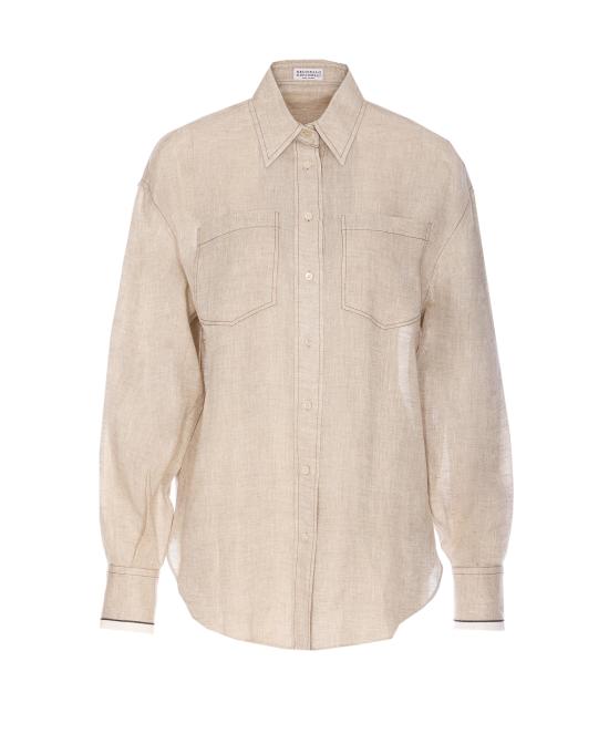 25SS 브루넬로 쿠치넬리 셔츠 MM633RD646 C200 Beige