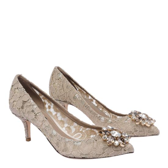 25SS 돌체앤가바나 드레스 슈즈 CD0066 AL19880703 Beige - DOLCE & GABBANA