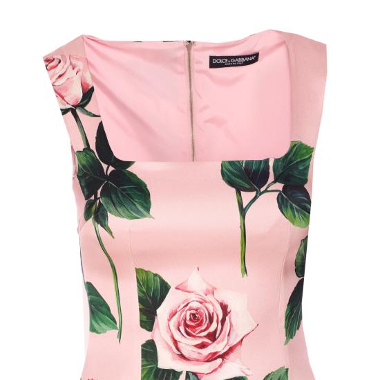 25SS 돌체앤가바나 미디 원피스 F6TKZT FSIBTHF5IZ Pink - DOLCE & GABBANA