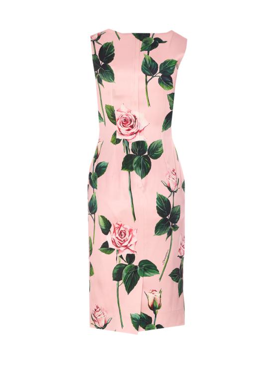25SS 돌체앤가바나 미디 원피스 F6TKZT FSIBTHF5IZ Pink - DOLCE & GABBANA