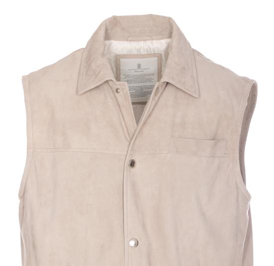 25SS 브루넬로 쿠치넬리 베스트 M0PCL2032 C6925 Beige - BRUNELLO CUCINELLI