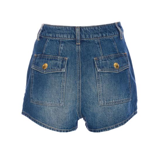 25SS 엘리자베타프랜치 숏팬츠 HJ35I51E2 104 Blue - ELISABETTA FRANCHI