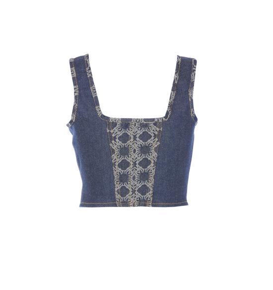 25SS 아미리 민소매 티셔츠 DNBU1012 INDIGO Blue - AMIRI