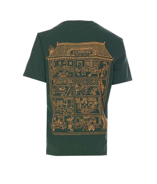 25SS 에드몬드 스튜디오 반팔 티셔츠 09690 DARK GREEN Green - EDMMOND STUDIOS