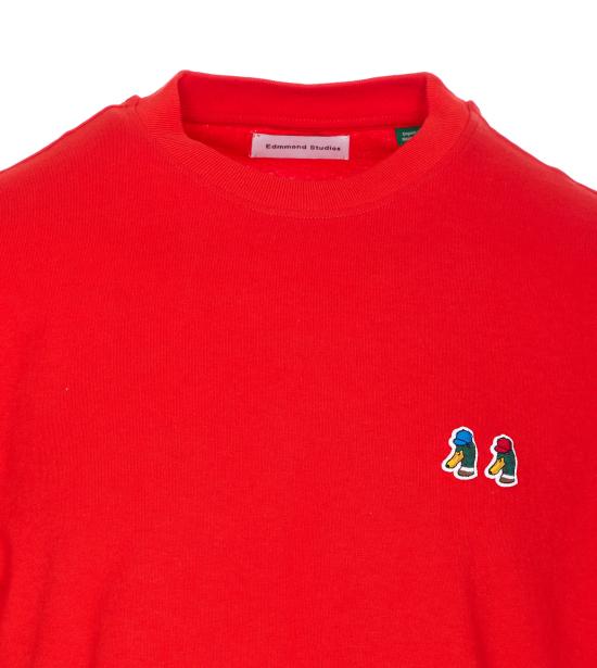 25SS 에드몬드 스튜디오 반팔 티셔츠 02350 RED Red - EDMMOND STUDIOS