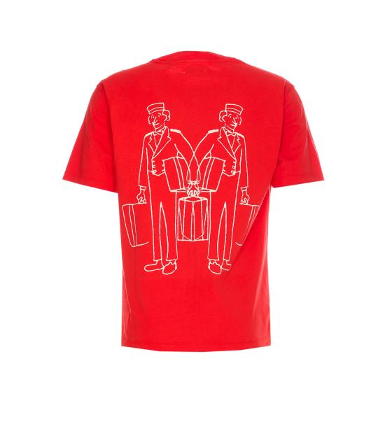25SS 에드몬드 스튜디오 반팔 티셔츠 31350 RED Red - EDMMOND STUDIOS