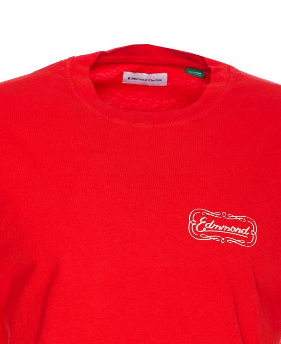 25SS 에드몬드 스튜디오 반팔 티셔츠 31350 RED Red - EDMMOND STUDIOS