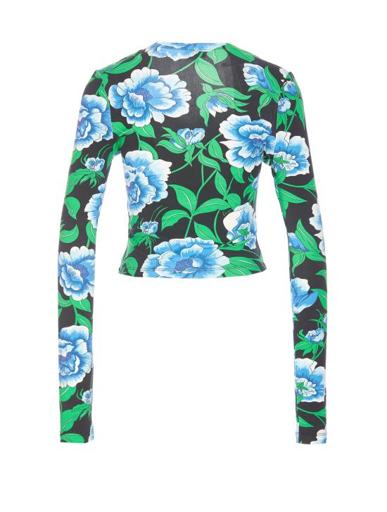 25SS 겐조 긴팔 티셔츠 FF52TO7364SA 99J MultiColour - KENZO