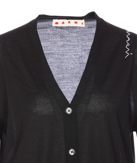 25SS 마르니 가디건 CDMD0361A0 UFZ62600N99 Black - MARNI