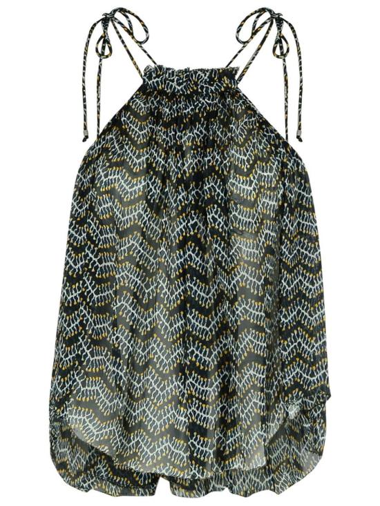 25SS 이자벨마랑에뚜왈 민소매 티셔츠 HT0554FA C1J07E02FK Black