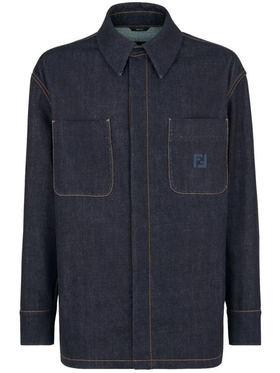  펜디 자켓 FW1321 AUAG F1RXI INDIGO GREGGIO MULTICOLOR