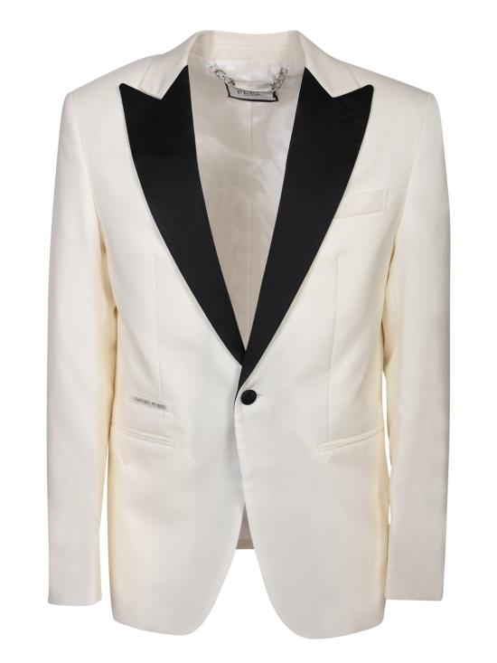  필립 플레인 수트 자켓 FACCMRF170 9PTE076N 01 White