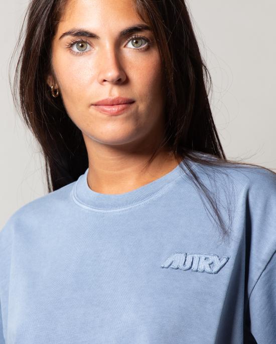  오트리 반팔 티셔츠 TSPW11ON CELESTE - AUTRY