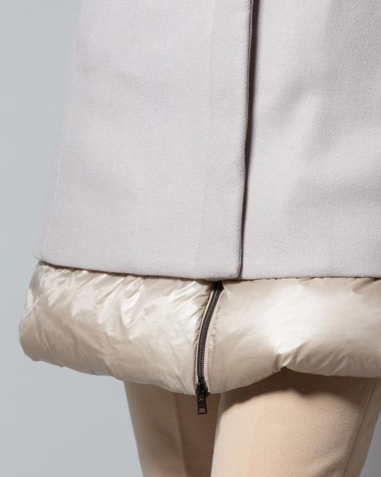 24FW 에르노 에코울 & 나일론 울트라라이트 A-셰이프 PI001966D 33344 1985 BEIGE - HERNO