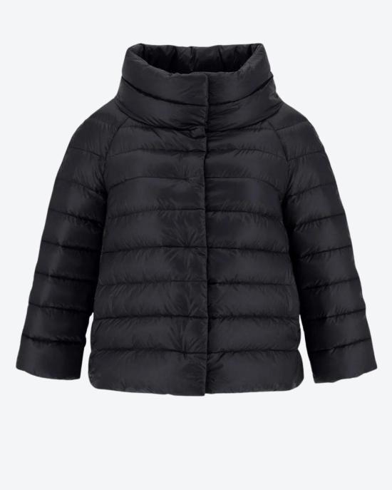 24FW 에르노 숏패딩 PI0046DIC 12017Z 9300 Nero - HERNO