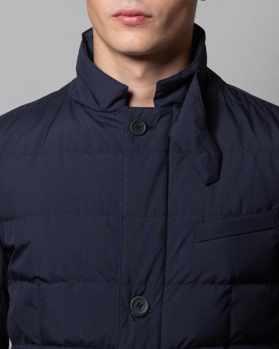 24FW 에르노 숏패딩 PI108UL 11106 9201 Blu - HERNO