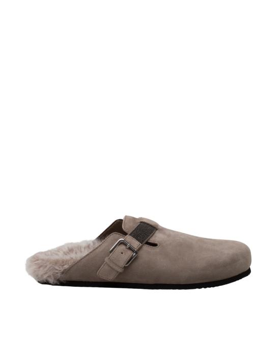 24FW 브루넬로 쿠치넬리 뮬/슬리퍼 MZSFG2552 C5859 GHIACCIO