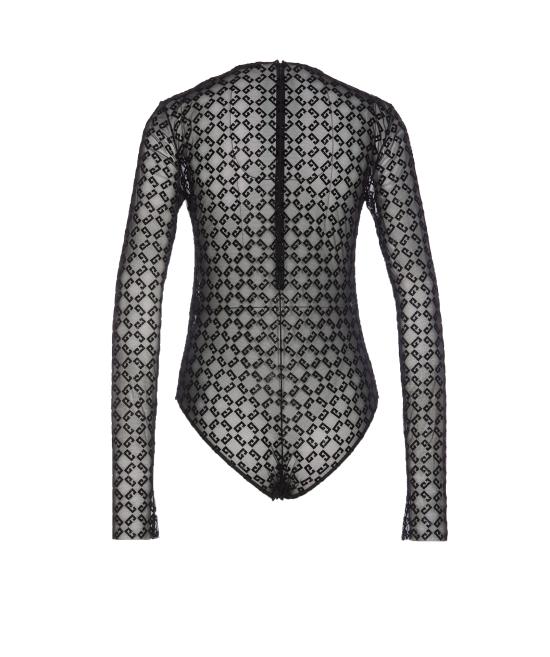 25SS 지방시 바디수트 티셔츠 BWB03U20H0 008 Black - GIVENCHY