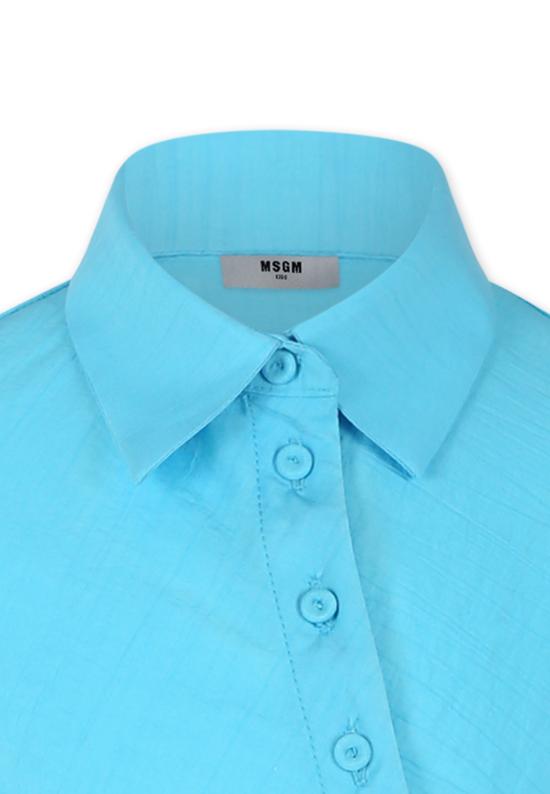 25SS [키즈] 엠에스지엠 원피스 S5MSJGDR147 MS005 LIGHT BLUE - MSGM