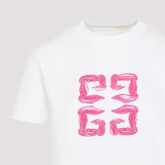 25SS 지방시 반팔 티셔츠 BW70ASP728 100 WHITE - GIVENCHY