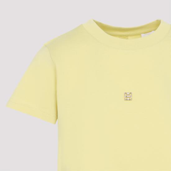 25SS 지방시 반팔 티셔츠 BW70F530ZP 740 PALE YELLOW - GIVENCHY