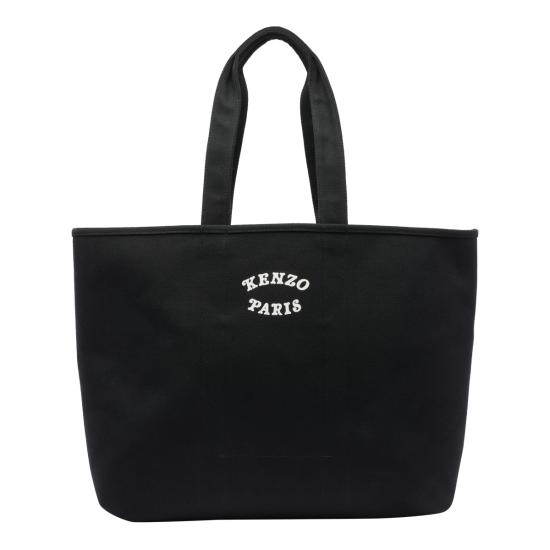 25SS 겐조 토트백 FF58SA911F35 99 Black - KENZO