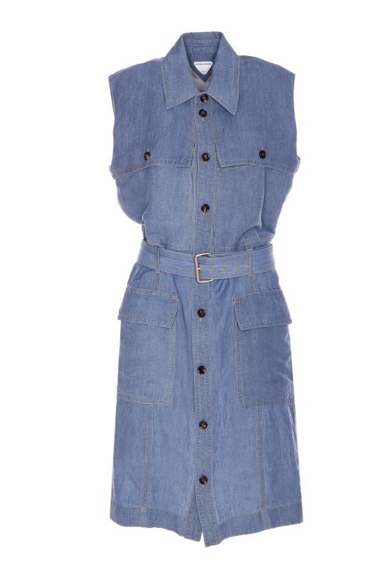 25SS 보테가베네타 숏 원피스 807860 V4CX04000 Blue