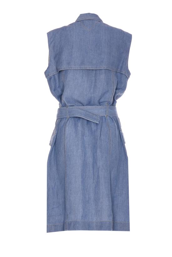 25SS 보테가베네타 숏 원피스 807860 V4CX04000 Blue - BOTTEGA VENETA