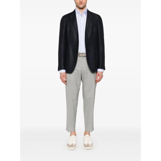 25SS 마짜렐리 긴팔 셔츠 B135 23 2085 BLUE WHITE - MAZZARELLI