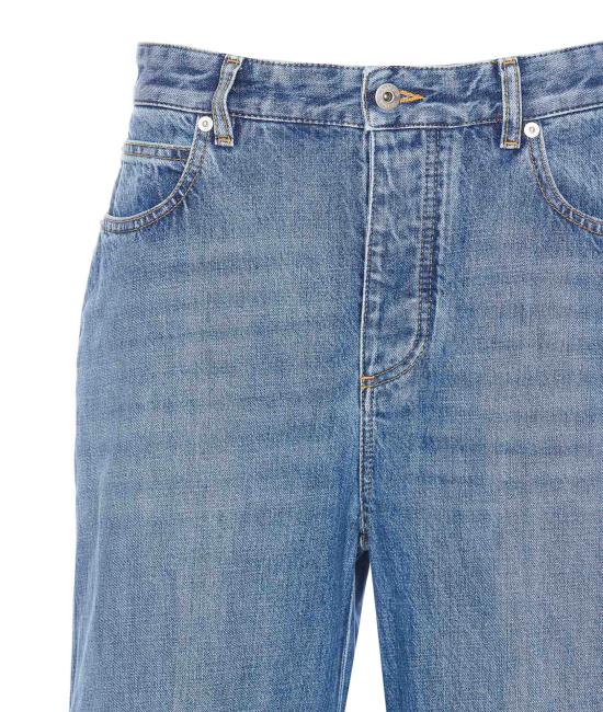 25SS 보테가베네타 스트레이트 팬츠 813509 V42W04715 Blue - BOTTEGA VENETA