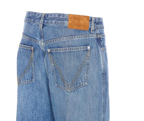 25SS 보테가베네타 스트레이트 팬츠 813509 V42W04715 Blue - BOTTEGA VENETA