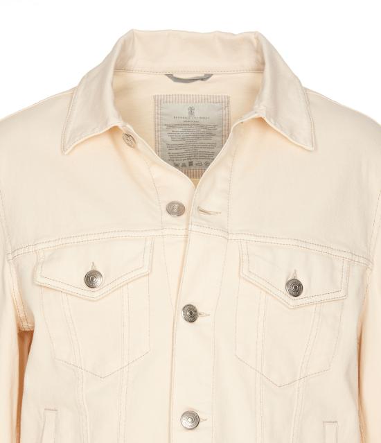 25SS 브루넬로 쿠치넬리 자켓 M277P6910 C7019 White - BRUNELLO CUCINELLI