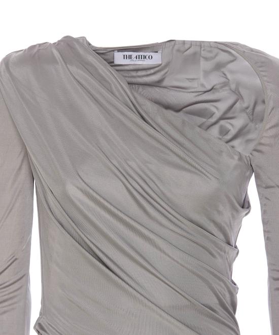 25SS 디 아티코 미디 원피스 250WCA00382 VVV090AA084 Grey - THE ATTICO