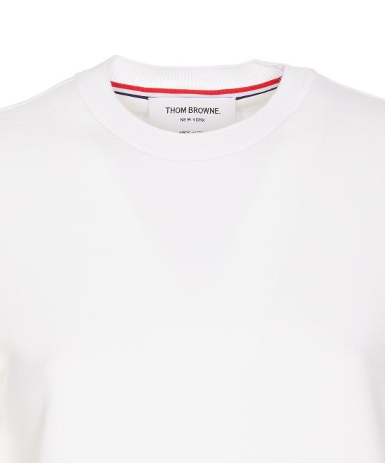 25SS 톰브라운 반팔 티셔츠 FJS193A J0185100 White - THOM BROWNE