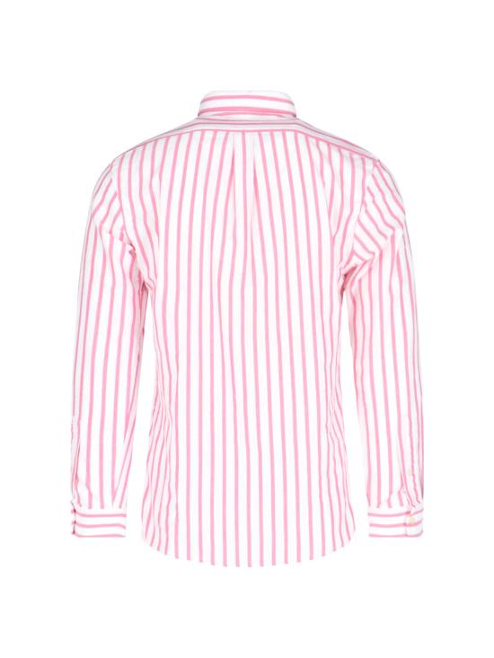 25SS 폴로 랄프로렌 / 남성 스트라이프 긴팔 셔츠 710 938684 002 Pink BPG - POLO RALPH LAUREN