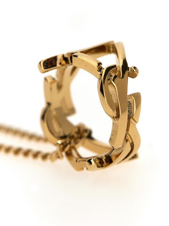25FW 생로랑 목걸이/팬던트 822754Y15008030 Gold - SAINT LAURENT