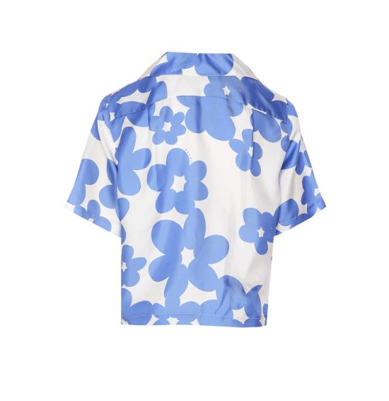 25SS 마르니 블라우스 CAMA0615S0 UTSG26DIB26 Blue - MARNI