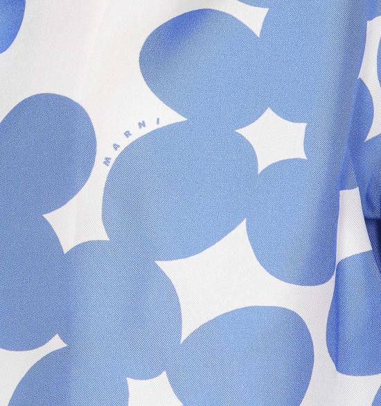 25SS 마르니 블라우스 CAMA0615S0 UTSG26DIB26 Blue - MARNI