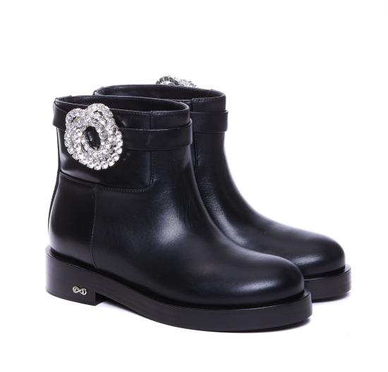 24FW 마흐앤마흐 부츠 S0751 CLFBLK Black - MACH&MACH