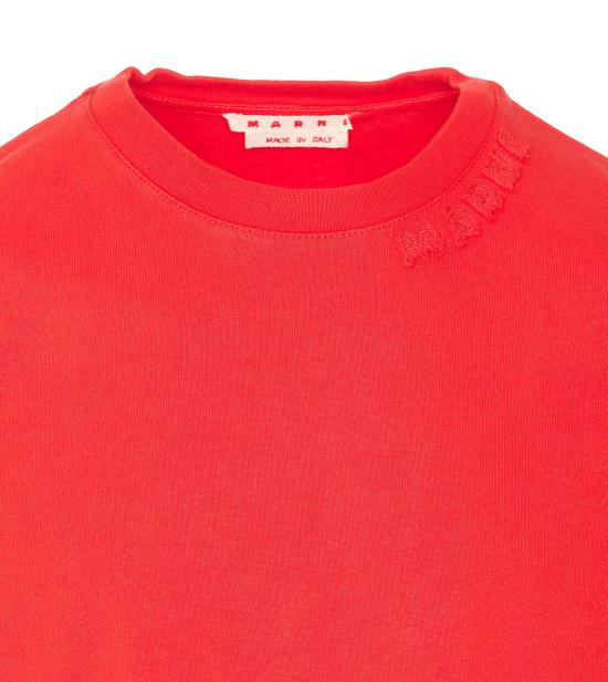 25SS 마르니 반팔 티셔츠 HUMU0287X0 UTC40600R63 Red - MARNI