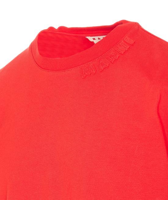 25SS 마르니 반팔 티셔츠 HUMU0287X0 UTC40600R63 Red - MARNI