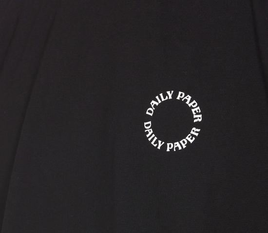 25SS 데일리 페이퍼 반팔 티셔츠 1000145 BLACK Black - DAILY PAPER